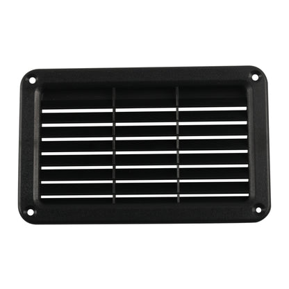 A6789 193x122mm RV / Bus Oblique Louver Outlet Panel with Screws(Black) - Air Conditioning System by buy2fix | Online Shopping UK | buy2fix
