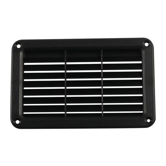 A6789 193x122mm RV / Bus Oblique Louver Outlet Panel with Screws(Black) - Air Conditioning System by buy2fix | Online Shopping UK | buy2fix