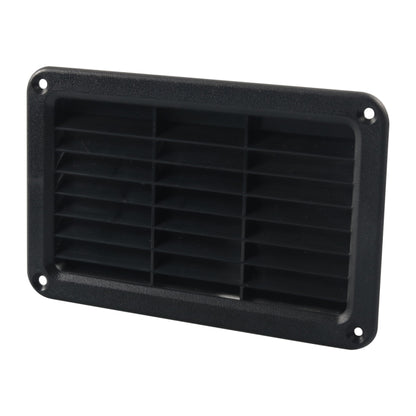 A6789 193x122mm RV / Bus Oblique Louver Outlet Panel with Screws(Black) - Air Conditioning System by buy2fix | Online Shopping UK | buy2fix
