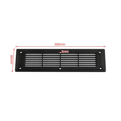 A6793 300x80mm RV / Bus Straight Louver Vent with Screws - Air Conditioning System by buy2fix | Online Shopping UK | buy2fix