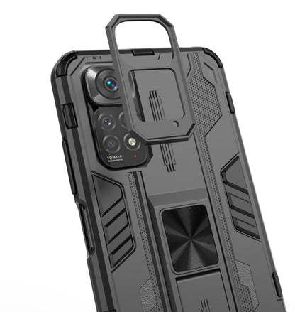 For Xiaomi Redmi Note 11 Global / Note 11S Supersonic PC + TPU Phone Case with Holder(Red) by buy2fix