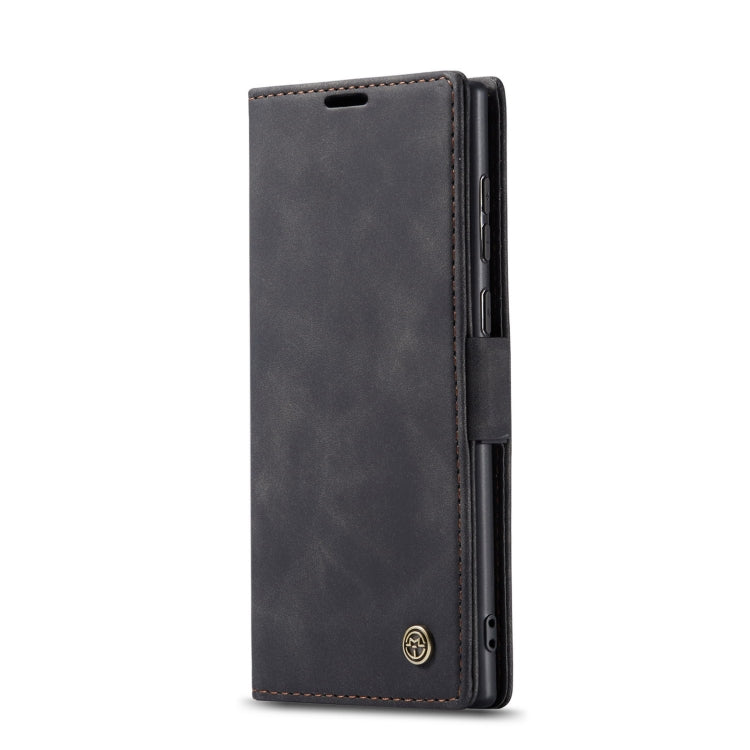 For Samsung Galaxy S22 Ultra 5G CaseMe 013 Multifunctional Leather Phone Case(Black) - Galaxy S22 Ultra 5G Cases by CaseMe | Online Shopping UK | buy2fix