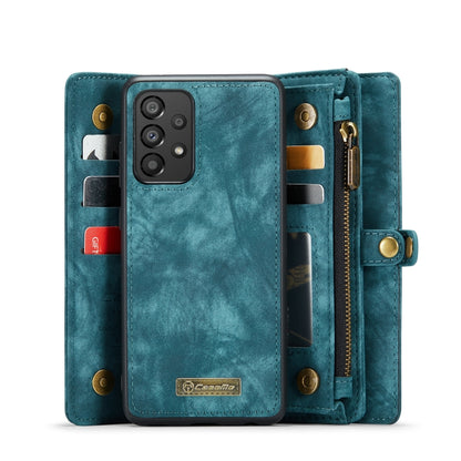 For Samsung Galaxy A53 5G CaseMe-008 Detachable Multifunctional Horizontal Flip Leather Case(Green) - Galaxy Phone Cases by CaseMe | Online Shopping UK | buy2fix