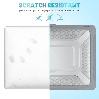 PC + TPU Honeycomb Laptop Protective Case For MacBook Pro 13.3 inch A2338 / A2289 / A2251 (2020)(Star Gray) by buy2fix