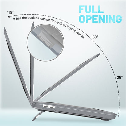 PC + TPU Honeycomb Laptop Protective Case For MacBook Pro 13.3 inch A2338 / A2289 / A2251 (2020)(Star Gray) by buy2fix