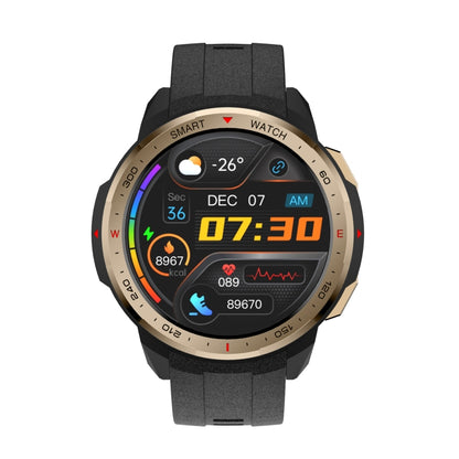 MT12 1.28 inch TFT Screen Smart Watch, Support Bluetooth Call & 8G Memory(Gold) by buy2fix