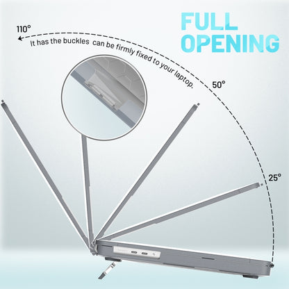 PC + TPU Honeycomb Laptop Protective Case For MacBook Pro 16.2 inch A2485 2021(Star Gray) by buy2fix