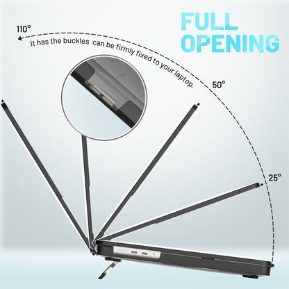 PC + TPU Honeycomb Laptop Protective Case For MacBook Pro 16.2 inch A2485 2021(Cool Black) by buy2fix