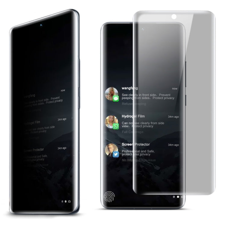 For Xiaomi 12 / 12X 5G imak Curved Full Screen Privacy Hydraulic Film III by imak