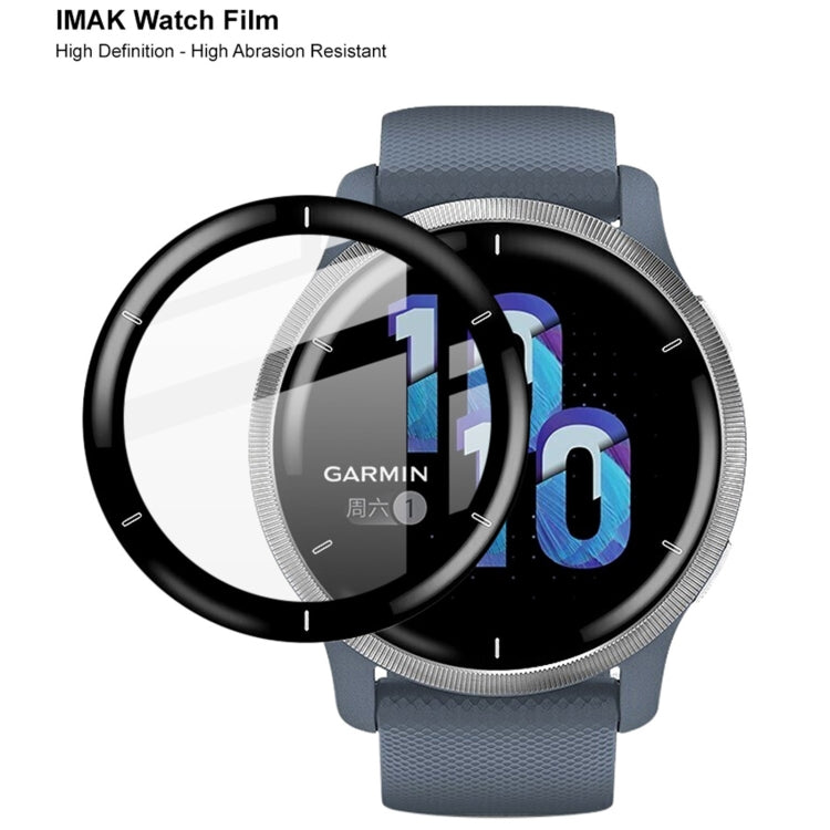 For Garmin Venu 2 IMAK HD High Transparent Wear-resistant Watch Screen Protective Film - Screen Protector by imak | Online Shopping UK | buy2fix