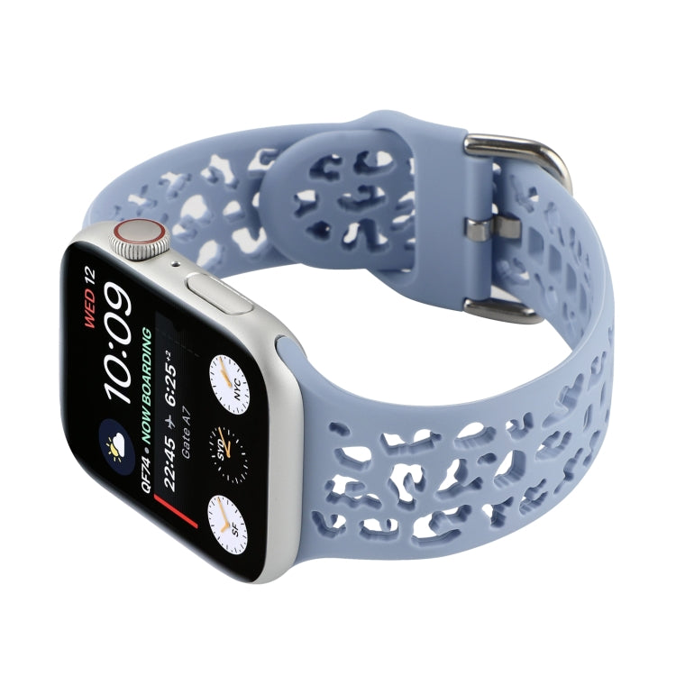 Hollow Out Silicone Watch Band For Apple Watch Ultra 49mm&Watch Ultra 2 49mm / Series 9&8&7 45mm / SE 3&SE 2&6&SE&5&4 44mm / 3&2&1 42mm(2) by buy2fix