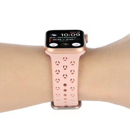 Hollow Out Silicone Watch Band For Apple Watch Ultra 49mm&Watch Ultra 2 49mm / Series 9&8&7 45mm / SE 3&SE 2&6&SE&5&4 44mm / 3&2&1 42mm(8) by buy2fix