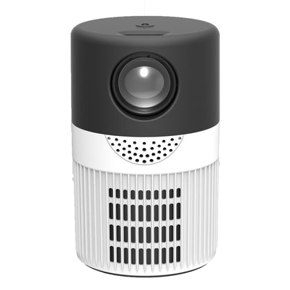 T400 100 inch Screen 3000 Lumens LED Mini Projector, Plug Type:EU Plug(Black White) - Mini Projector by buy2fix | Online Shopping UK | buy2fix