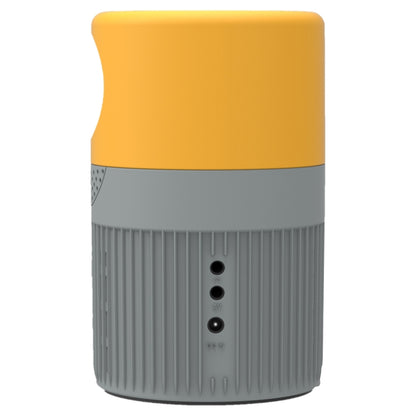 T400 100 inch Screen 3000 Lumens LED Mini Projector, Plug Type:UK Plug(Grey Yellow) - Mini Projector by buy2fix | Online Shopping UK | buy2fix