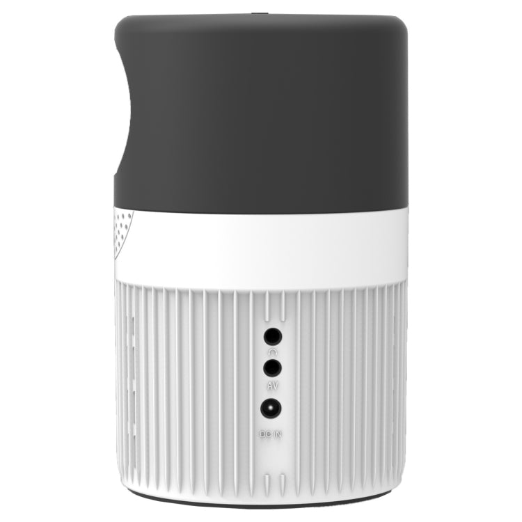 T400 100 inch Screen 3000 Lumens LED Mini Projector, Plug Type:UK Plug(Black White) - Mini Projector by buy2fix | Online Shopping UK | buy2fix