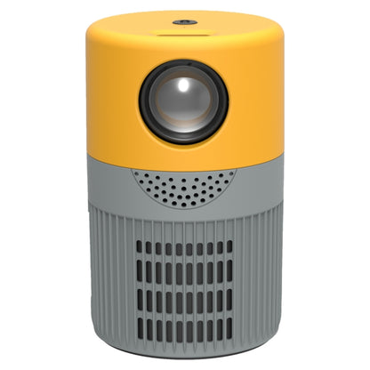 T400 100 inch Screen 3000 Lumens LED Mini Projector, Plug Type:AU Plug(Grey Yellow) - Mini Projector by buy2fix | Online Shopping UK | buy2fix