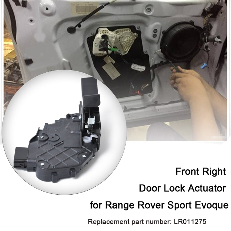 A1608-02 Car Front Right Door Lock Actuator Motor LR011275 for Land Rover - Locks & Hasps by buy2fix | Online Shopping UK | buy2fix