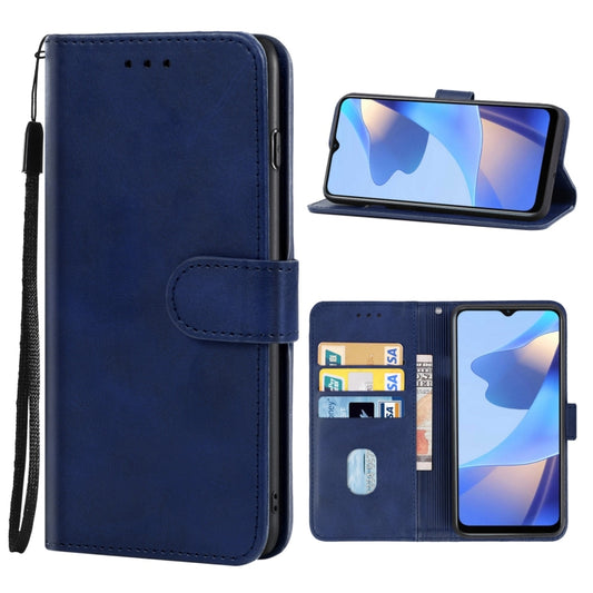 Leather Phone Case For OPPO A16s(Blue) - OPPO Cases by buy2fix | Online Shopping UK | buy2fix