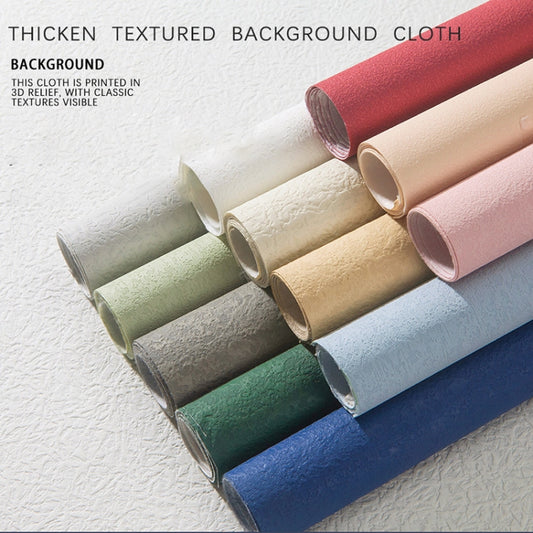 70 x 100cm 3D Dement Texture Photography Background Cloth Studio Shooting Props(White) -  by buy2fix | Online Shopping UK | buy2fix