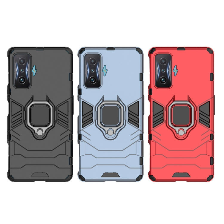 For Xiaomi Redmi K50 Gaming Shockproof PC + TPU Phone Case with Magnetic Ring Holder(Black) - Xiaomi Cases by buy2fix | Online Shopping UK | buy2fix
