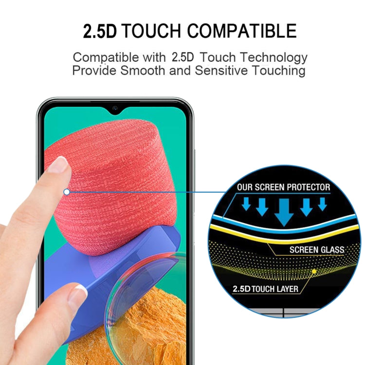 Full Glue Screen Tempered Glass Film For Samsung Galaxy M33 / M23 / F23 / A13 / M13 / F13 / Jump2 / M13 4G / A23 5G - Galaxy Tempered Glass by buy2fix | Online Shopping UK | buy2fix