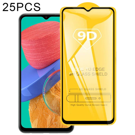 25 PCS 9D Full Glue Screen Tempered Glass Film For Samsung Galaxy M33 / M23 / F23 / A13 / M13 / F13 / Jump2 / A13 SM-A137 / M13 4G / A23 5G - Galaxy Tempered Glass by buy2fix | Online Shopping UK | buy2fix