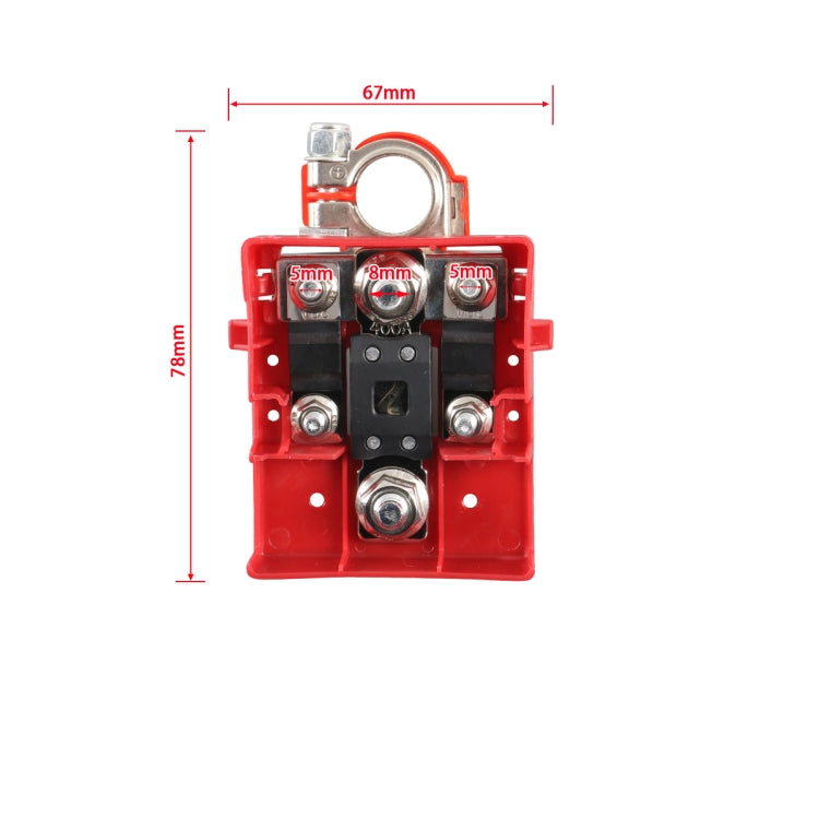 A6213 32V / 400A Car Modified Battery Clip with Cover - Booster Cable & Clip by buy2fix | Online Shopping UK | buy2fix