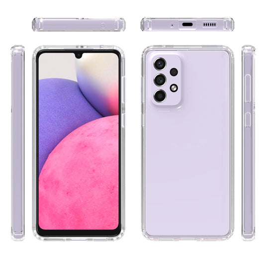 For Samsung Galaxy A33 5G Shockproof Scratchproof TPU + Acrylic Phone Case(Black) by buy2fix