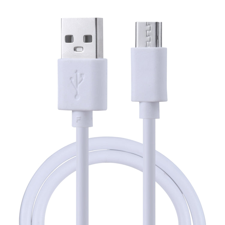 USB to Micro USB Copper Core Charging Cable, Cable Length:50cm(White) by buy2fix