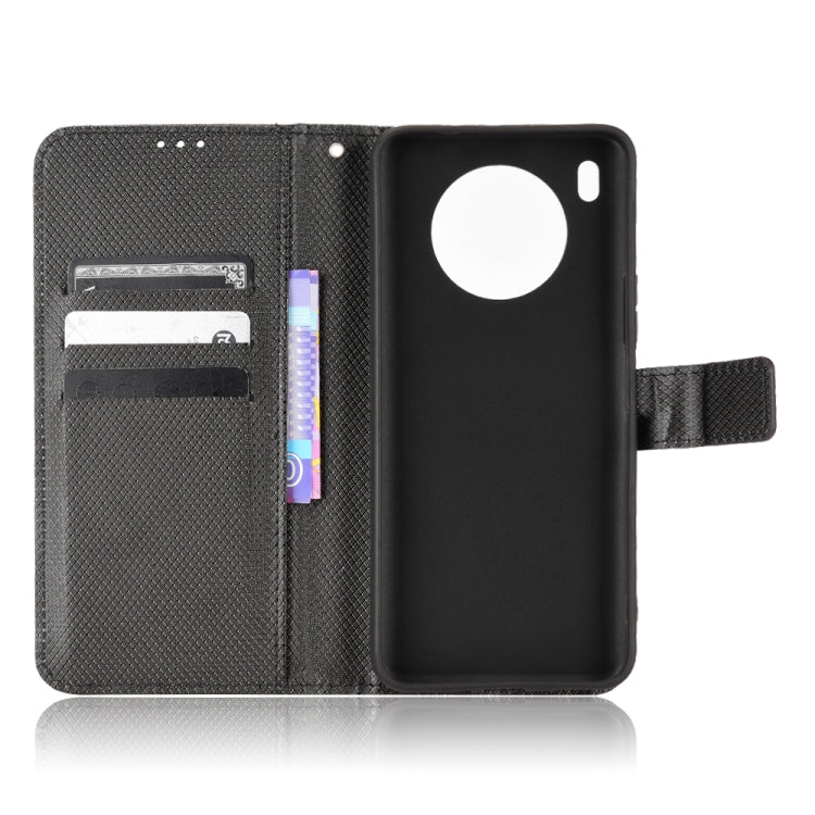 For Huawei Nova 8i / Honor 50 Lite Diamond Texture Leather Phone Case(Black) by buy2fix