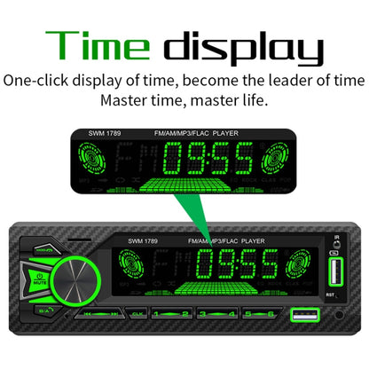 SWM-1789 Car Radio Receiver Bluetooth 5.1 MP3 Player with Remote Control - Car MP3 & MP4 & MP5 by buy2fix | Online Shopping UK | buy2fix