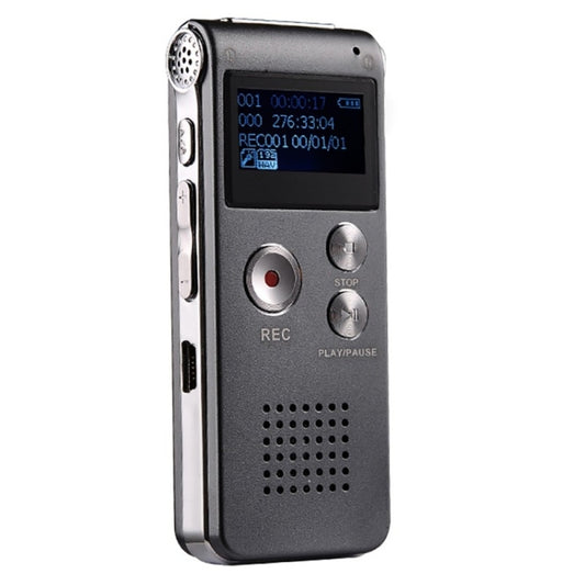 SK-012 16GB USB Dictaphone Digital Audio Voice Recorder with WAV MP3 Player VAR Function(Grey) - Other Style by buy2fix | Online Shopping UK | buy2fix