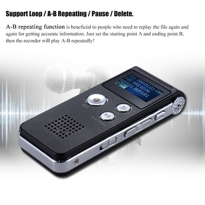 SK-012 32GB USB Dictaphone Digital Audio Voice Recorder with WAV MP3 Player VAR Function(Grey) - Other Style by buy2fix | Online Shopping UK | buy2fix