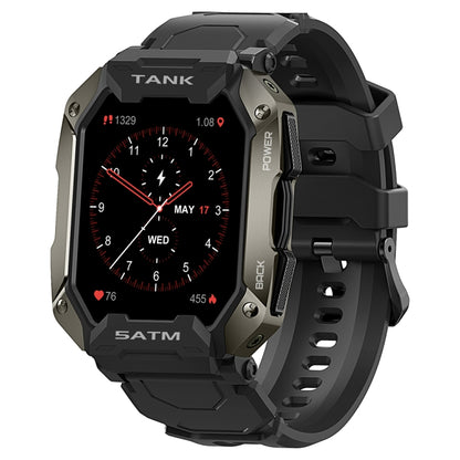 TANK M1 1.72 TFT Screen Smart Watch, Support Sleep Monitoring / Heart Rate Monitoring(Black) by buy2fix