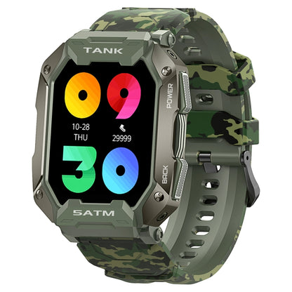 TANK M1 1.72 TFT Screen Smart Watch, Support Sleep Monitoring / Heart Rate Monitoring(Camouflage Green) by buy2fix