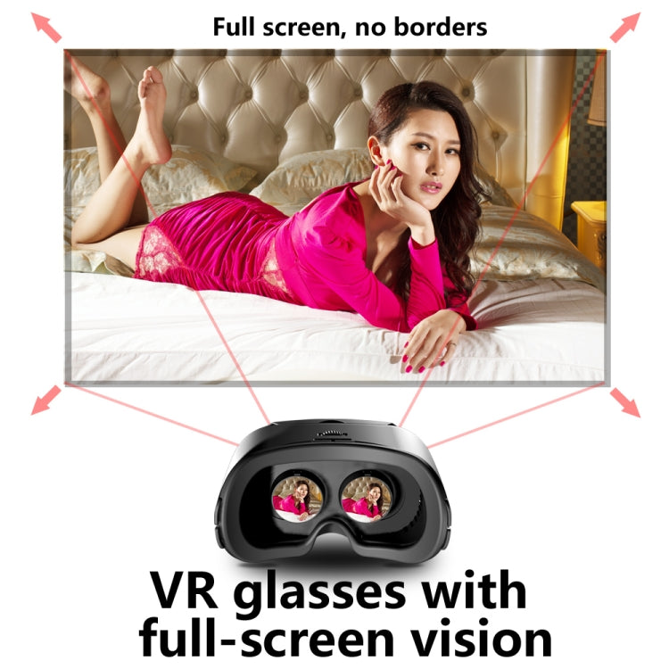 VRG PRO X7 Blu-ray Eye Protection VR Glass For 5-7 inch Mobile Phones - VR Headset by buy2fix | Online Shopping UK | buy2fix