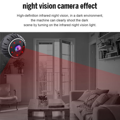X10 HD Infrared Night Vision Mini WiFi Camera With Base(Black) - Mini Camera by buy2fix | Online Shopping UK | buy2fix