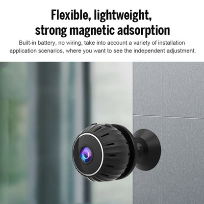 X10 HD Infrared Night Vision Mini WiFi Camera With Base(Black) - Mini Camera by buy2fix | Online Shopping UK | buy2fix