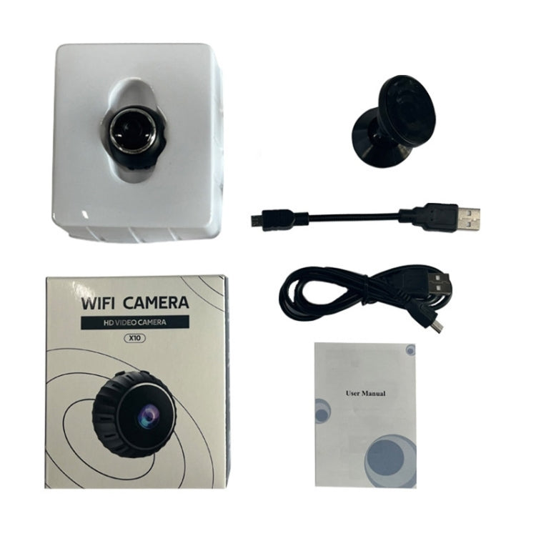 X10 HD Infrared Night Vision Mini WiFi Camera With Base(Black) - Mini Camera by buy2fix | Online Shopping UK | buy2fix