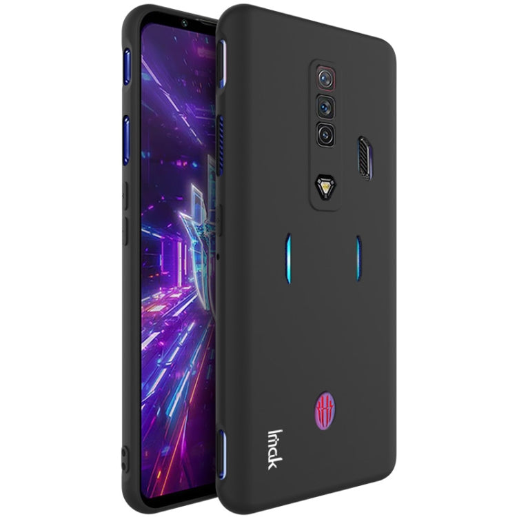 For ZTE nubia Red Magic 7 imak UC-3 Series Shockproof Frosted TPU Phone Case(Black) - ZTE Cases by imak | Online Shopping UK | buy2fix