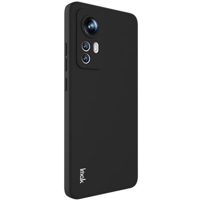 For Xiaomi 12 / 12X IMAK UC-4 Series Straight Edge TPU Soft Phone Case(Black) - Xiaomi Cases by imak | Online Shopping UK | buy2fix