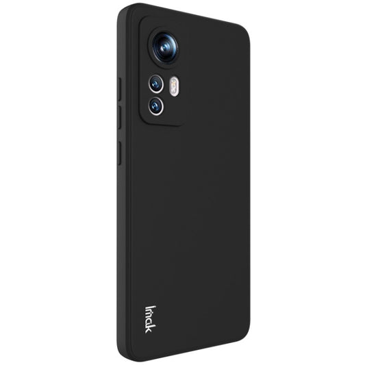 For Xiaomi 12 / 12X IMAK UC-4 Series Straight Edge TPU Soft Phone Case(Black) - Xiaomi Cases by imak | Online Shopping UK | buy2fix