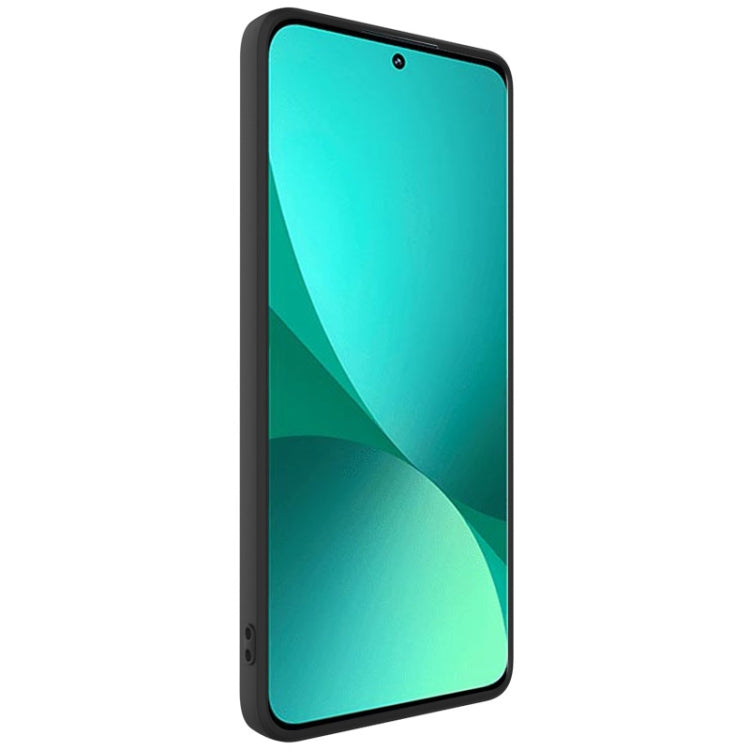For Xiaomi 12 / 12X IMAK UC-4 Series Straight Edge TPU Soft Phone Case(Black) - Xiaomi Cases by imak | Online Shopping UK | buy2fix