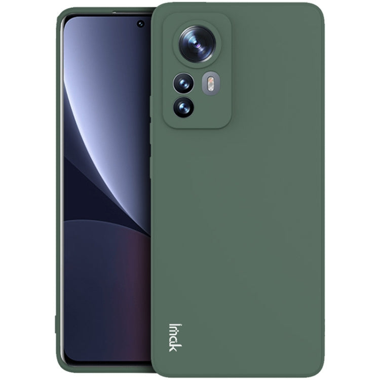 For Xiaomi 12 Pro IMAK UC-4 Series Straight Edge TPU Soft Phone Case(Dark Green) - Xiaomi Cases by imak | Online Shopping UK | buy2fix