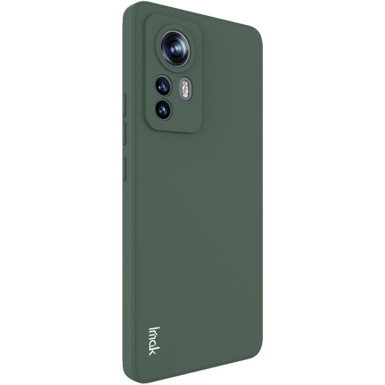 For Xiaomi 12 Pro IMAK UC-4 Series Straight Edge TPU Soft Phone Case(Dark Green) - Xiaomi Cases by imak | Online Shopping UK | buy2fix
