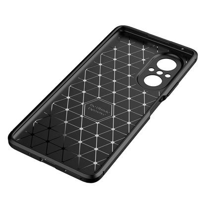 For Huawei nova 9 SE Carbon Fiber Texture Shockproof TPU Phone Case(Blue) - Huawei Cases by buy2fix | Online Shopping UK | buy2fix