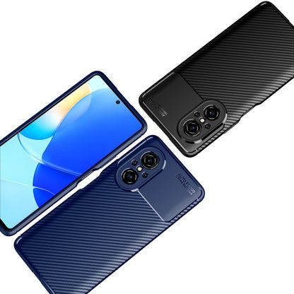 For Huawei nova 9 SE Carbon Fiber Texture Shockproof TPU Phone Case(Blue) - Huawei Cases by buy2fix | Online Shopping UK | buy2fix