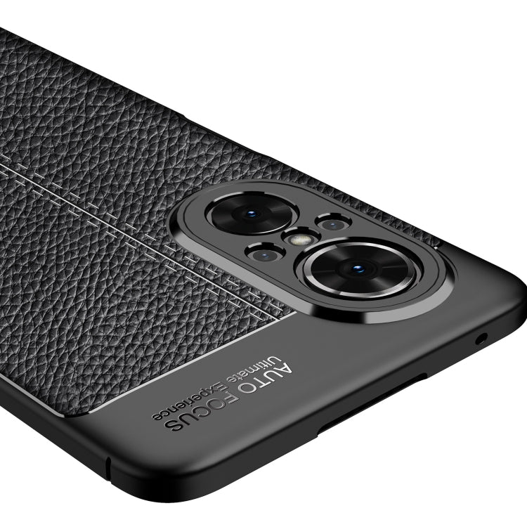 For Huawei nova 9 SE Litchi Texture Shockproof TPU Phone Case(Black) - Huawei Cases by buy2fix | Online Shopping UK | buy2fix