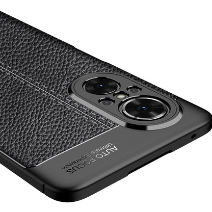 For Huawei nova 9 SE Litchi Texture Shockproof TPU Phone Case(Black) - Huawei Cases by buy2fix | Online Shopping UK | buy2fix