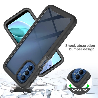 For Motorola Moto G51 5G Starry Sky Full Body Hybrid Shockproof Phone Case(Black) - Motorola Cases by buy2fix | Online Shopping UK | buy2fix